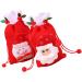 KOMBIUDA 2pcs Christmas Favor Bag Christmas Bag Candy Bag for Christmas Bag Portable Apple Bag Child - Buy Online on SooperMarket.com