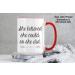 She Believed She Could So She Did Congratulations Gifts Women Gift 15oz Ceramic Coffee Tea Mug. (Red Inside) - Buy Online on SooperMarket.com