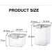 Sions Fully Transparent Rice Dispenser Grain Rice Storage Jar with Sealing Lid Large-Capacity Kitchen Airtight Storage Box Wide-Mouth Sealed Jar with Time Scale Green 17 * 24.2cm Green 17*24.2cm - Buy Online on SooperMarket.com