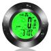 Bicycle computer Multifunctions Waterproof mileage bicycle speedometer with 3-colored backlit display 20 functions car start/stop for adults and children's black wired bicycle computers