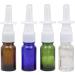 6-Pack 10ml Empty Refill Glass Travel Bottles - Fine Mist Nose Spray for Cosmetics & Perfume - Brown Storage Containers for Medical Use - Buy Online on SooperMarket.com