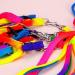 Hypeety Rainbow Design Pet Bird Harness & Leash | Outdoor Anti-Bite Training Rope for Macaw & Large Birds | Adjustable & Safe Parrot Leash (L 1.5cm 47.24in) - Buy Online on SooperMarket.com
