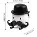 Chenri 2-Piece Beard-Shaped Razor Holder | Funny Suction Cup Design | Creative No-Drill Waterproof Hook for Bathroom & Kitchen - Buy Online on SooperMarket.com