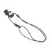 Baby Chew Necklace Baby Chew Necklace for Home Toddlers Safe Silicone (Black)