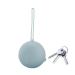 Bexdug silicone pacifier bag |Children's silicone bag for pacifier-travel pacifier organizer with stainless steel zip for keys lip balm earrings coins headphones blue