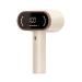 Rechargeable Lint Shaver for Clothes Dual Motor Fabric Shaver Digital Display Dual-Head Fabric & Sofa Defuzzer 4 Speeds 12-Leaf Stainless Steel Blades to Remove Fuzz Pilling & Hairballs (Cream)