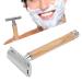 Men's Double-Sided Blade Head Shaver - Portable Silver Razor for Face & Body Care | International Shipping Available - Buy Online on SooperMarket.com