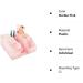 Acrylic Eyelash Beauty Organizer with Tweezers Holder | Marble Pink Display Boxes for Home and Salon - Buy Online on SooperMarket.com