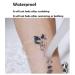 Oottati 6 Sheets Semi Permanent Tattoo Stickers - Chinese Character Sanskrit Zen Loyalty Design - Long Lasting 1-2 Weeks Temporary Tattoo with Realistic Appearance - Buy Online on SooperMarket.com