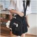 Kawaii Black Mini Backpack with Accessories for Teens - Aesthetic Small Backpack - Buy Online on SooperMarket.com