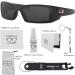 Oakley Gascan OO9014 Sunglasses Men Matte Black/Gray + Leash & VISIOVA Accessories - Buy Online on SooperMarket.com
