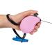 Ferplast Flippy One Extendable Dog Leash for Small Dogs up to 8 kg - 3m Roller Leash in Purple & Pink | International Shipping - Buy Online on SooperMarket.com