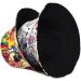 Quanhaigou Reversible Bucket Hat for Men Women - Packable Sun Hat for Outdoor Travel Hiking Beach - Colorful Graffiti Print - Buy Online on SooperMarket.com