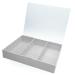 HIOPOIUYT Transparent Dustproof Box For False Nails Art Keep Your Masterpieces Clean Adjustable Dividers Easy To Carry Protective Case For Nail Products White