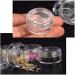 Proleo 100pcs 5G Sample Containers - Ideal for Cosmetics Lip Balm Ointments & Jewelry - Secure Screw Cap - White - Buy Online on SooperMarket.com