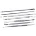 WOONEKY 14 Pcs Blackhead Extractor Blackhead Removal Tool Extractor Tools Comedone Extractor Silver - Buy Online on SooperMarket.com