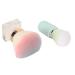 Professional Liquid Foundation Brush - Soft Dense Hair Capsule Shaped Tool in Blue & Pink for Flawless Makeup Application - Buy Online on SooperMarket.com