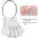 Nail Color Card - 4 Colors 50 pcs Nail Art Tips for Manicure Polish Gel Display - White - Buy Online on SooperMarket.com