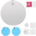 Fogless Round Shower Mirror - Shatterproof & Portable Bathroom Shaving Mirror - Buy Online on SooperMarket.com
