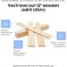 12 Inch Paint Sticks Box of 25 Hardwood Paint Stirrers Wood Mixing Paddles for Epoxy or Resin Garden or Library Markers by Woodpeckers 12 inch Pack of 25 - Buy Online on SooperMarket.com