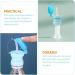 Kisangel 2pcs Spill-Proof Water Bottle Caps with Straw for Kids - Sky Blue | Portable Twist Cover Sippy Cap for Juice and Soda - Buy Online on SooperMarket.com