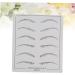 NOLITOY 6 Pcs Eyebrow Practice Skin Eyebrow Microblading Skin Eye Brow Practice Skin - Buy Online on SooperMarket.com
