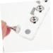 WOFASHPURET Metal Stand 1 Set Nail Art Base Press on Nail Stand Beauty Nail Display Acrylic Metal Nail Mud Creative Nail Display 19.50X2.00X0.80CM Silver - Buy Online on SooperMarket.com