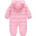 Happy Cherry Baby Toddler Hooded Romper Footie Pajamas - Bear Pink, 6-12 Months - Buy Online on SooperMarket.com