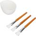 TYTOGE Facemask Mixing Tool Set Multifunctional Reusable Silicone Face Mask Bowl Wooden Brush Set for Oils Moisturizers - Buy Online on SooperMarket.com