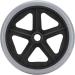 8 Inches Replacement Wheel for Electric Wheelchairs Wheelchair Wheels Wear-Resistant Wheelchair Replacement Parts Walker Accessory 6 Inches / 8 Inches 1 Pack - Buy Online on SooperMarket.com
