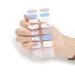 Semi-cured Gel Nail Sticker UV/LED Lamp Required Gel Nail Polish Wrap Fashion Design Gel Nail Art Stickers for Women Winter Autumn 0072