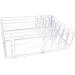 IMIKEYA Lipstick Stand 2 Pcs Makeup Storage Case Makeup Holder Display Makeup Case Storage Box Eyeshadow Palette Powder Transparentx2pcs 24.7X18.2X7CMx2pcs - Buy Online on SooperMarket.com