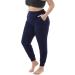 Sport Pants for Women Running Joggers Causal Workout Gym Yoga Sweatpant Comfy Elasticated Trousers Jogging Bottom with Pockets 18-djufh-navy-c L - Buy Online on SooperMarket.com