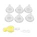 Silicone-new-born pacifier baby pacifier newborn silicops discharge soft soft silicone wide mouth nibble pacifier (6 pieces) baby pacifier silicone nipple silica