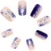 Torribala Ice Blue Gradient Camellia Wearable Nails for Finished Art Finished Nails Fine Workmanship - Buy Online on SooperMarket.com