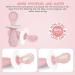Vicloon Baby Fork and Spoon Set - 2 Pcs Infant Silicone Training Utensils for Baby Led Weaning - Self Feeding Learning Spoons - Pink - Buy Online on SooperMarket.com