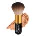 Powder Makeup Brush Fluffy Kabuki Brush Large Soft Face Mineral Powder Foundation Brush Blush Brush Single Large Brush For Blending Makeup Black+Brown 103