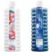 Coconut & Tiare Flower Scent Aloha Monoi and Bergamot & Vanilla Scent Goodnight Sweetheart Bubble Bath 500ml Each Pack of 2 - Buy Online on SooperMarket.com