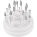 POPETPOP 1pc 48 Nails Drill Bits Nail Display Stand Nail Grinding Head Nail Drill Bits Holder Nail Drill Bits Stand Nail Drill Bit Container Nail Bit Holder White Organizer Manicure Size 1 White - Buy Online on SooperMarket.com