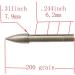 Yeseje Field Points Copper Bolt - .244 Carbon Arrow Inserts (12-Pack) 200g - Buy Online on SooperMarket.com