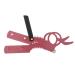 Manual Stainless Steel Men's Razor - Thumb Shape Straight Shaver for Facial Hair Removal (Red) - International Shipping Available - Buy Online on SooperMarket.com