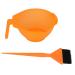 Hair Dye Color Brush and Bowl Set Hair Color Brush Mixing Bowl Kit for Hair Tint Dying Coloring Applicator
