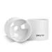 KINGTOP Golf Hole Cup for Practice Putting Green, Fit PGA | LPGA | USGA Regulations, ABS Ivory White, 4" | 6 Depth Optional 4" Golf Cup - 2pcs