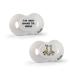 Elodie Details Baby Pacifier from 3 months - 2 pieces - Change the World/Kindly Konrad White Change the World / Kindly Konrad