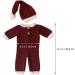 KESYOO Santa Claus Red Hat Newborn Baby Photography Romper Handmade Crochet Knitted Costume for Boys and Girls - Buy Online on SooperMarket.com