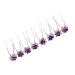 Frcolor 20pcs Wedding Bridal Rhinestone Hairpins | Beautiful Purple Crystal Flower Hair Accessories - Buy Online on SooperMarket.com