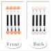 30 pcs Disposable Dual-Sided Eye Shadow Sponge Brushes | Professional Double-End Makeup Applicator Set | Manicure Cosmetic Tool | 9.5CM Aluminum Tube - Buy Online on SooperMarket.com