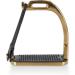 Equinate Safety Stalk Belfast 10cm Gold - Anti-Slip Rubber Tread | Stirrup for Adults & Children | Ankle Relief - 2 Pieces - Buy Online on SooperMarket.com