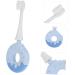 FOYTOKI Children's Toothbrush - Portable Silica Gel Cleaning Brush for Kids - 1 Pack - Blue - Buy Online on SooperMarket.com