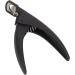 Nail Tip Cutter Stainless Steel DIY Portable False Nail Tip Clipper Adjustable for Round Nail(Black) - Buy Online on SooperMarket.com